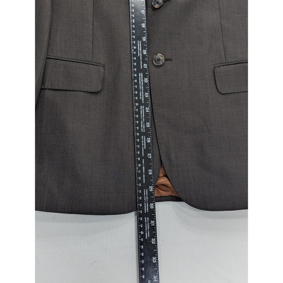 Jos. A. Bank Blazer Sport Coat Suit Jacket 100% Wool Slim Fit 39R 40" Chest EUC - Picture 12 of 14